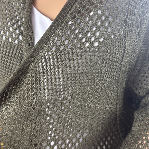 EST.1946 (Cato) Olive Green Women's Long Knit Cardigan size 22/24 - Picture 5 of 6